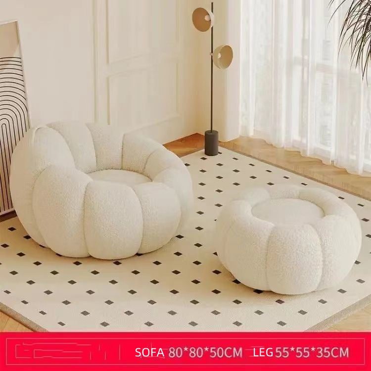 Cozy Pumpkin Lounge Chair