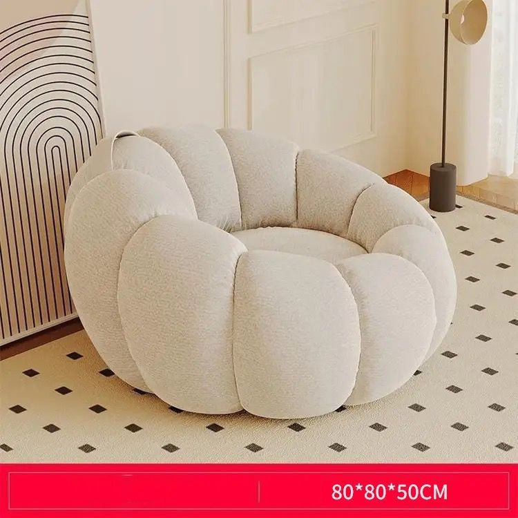 Cozy Pumpkin Lounge Chair
