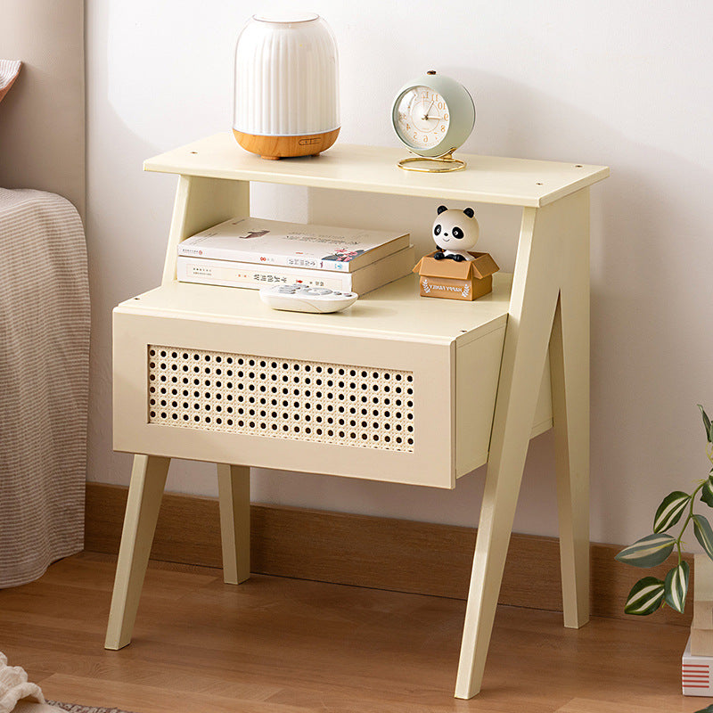Modern Minimalist Luxury Nightstand with Storage