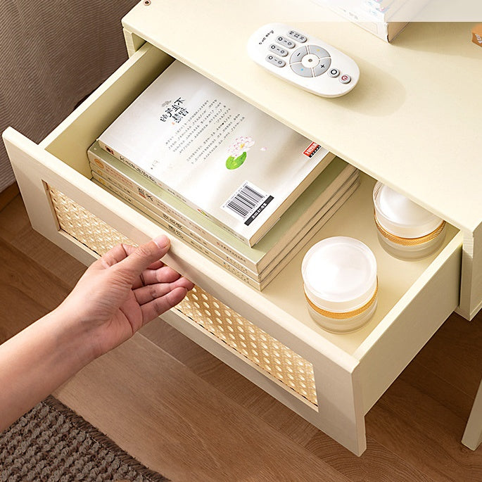 Modern Minimalist Luxury Nightstand with Storage