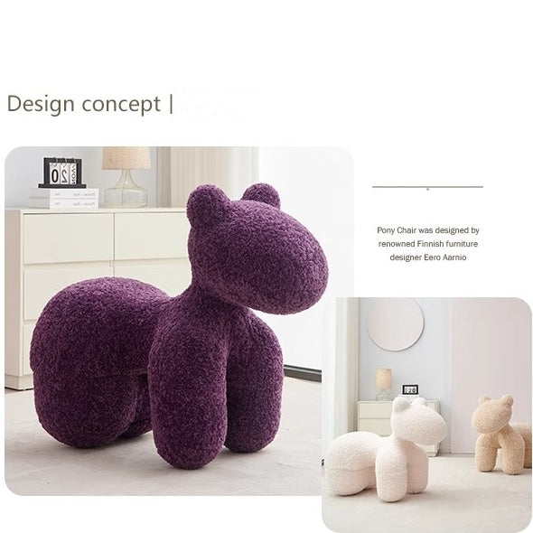 Luxe Fleece Pony Chair