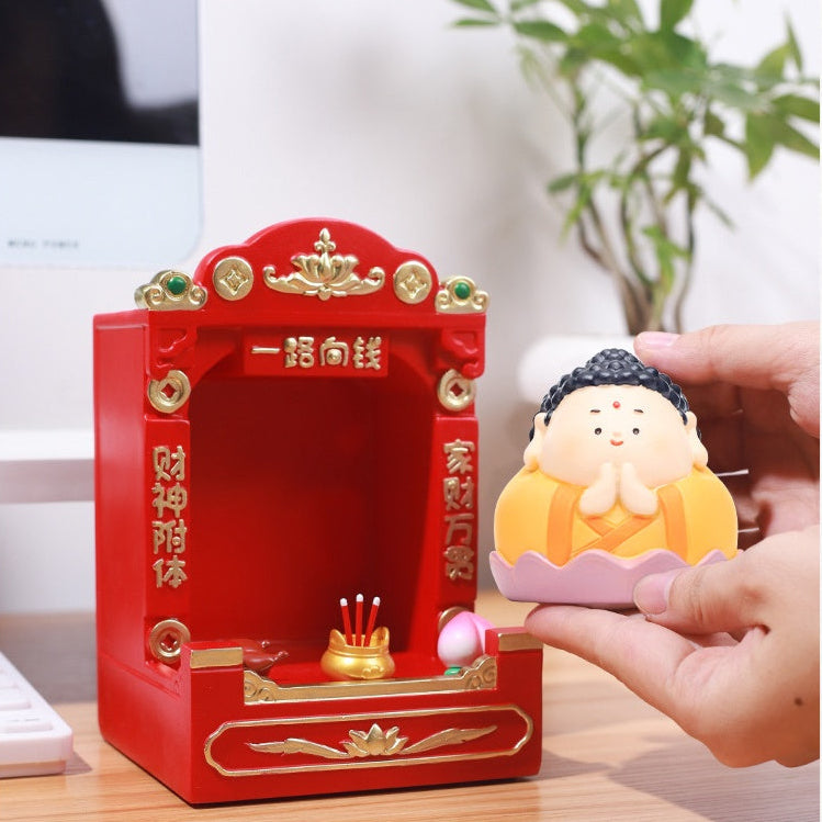 Cute Buddhist Immortal with Altar