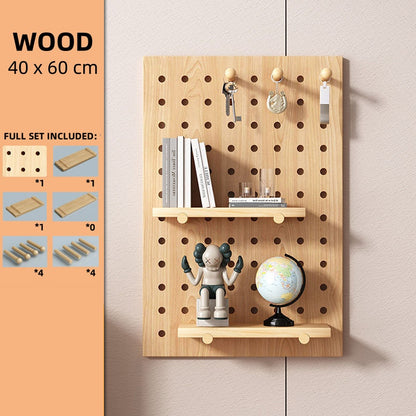 Luxe Artisan Wood Wall Display (Medium)