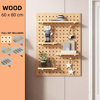Luxe Artisan Wood Wall Display (Medium)