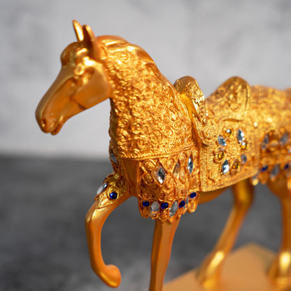 Majestic Galloping Horse Sculpture