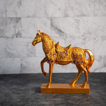 Majestic Galloping Horse Sculpture