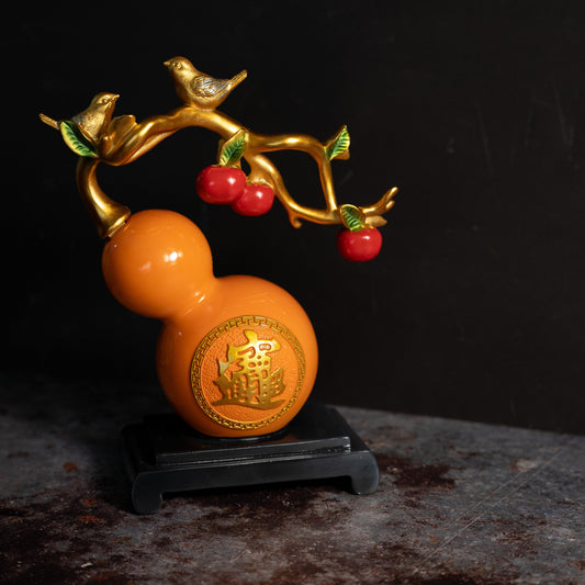 Golden Decorative Fortune Gourd