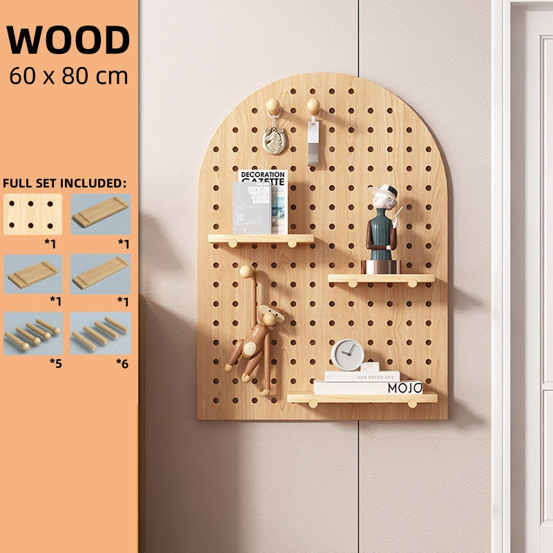 Luxe Artisan Wood Wall Display (Medium)
