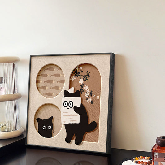 Majestic Feline Art Decor