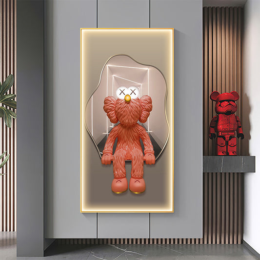 Radiant Corridor Bear LED Light Art