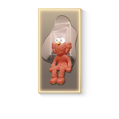 Glowing Bear Entryway LED Light Art