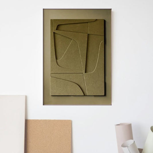 Golden Harmony Flow Art Decor