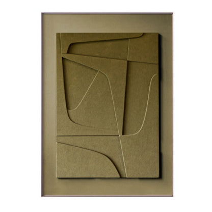 Golden Harmony Flow Art Decor