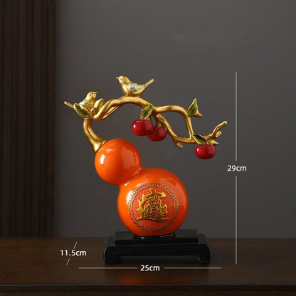 Golden Decorative Fortune Gourd