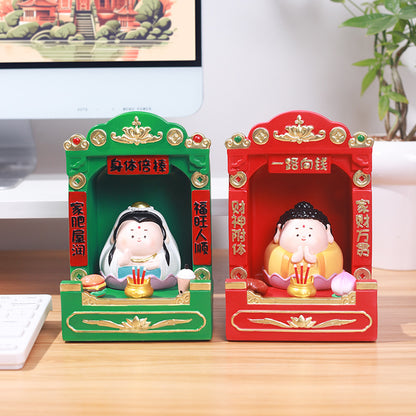 Cute Buddhist Immortal with Altar