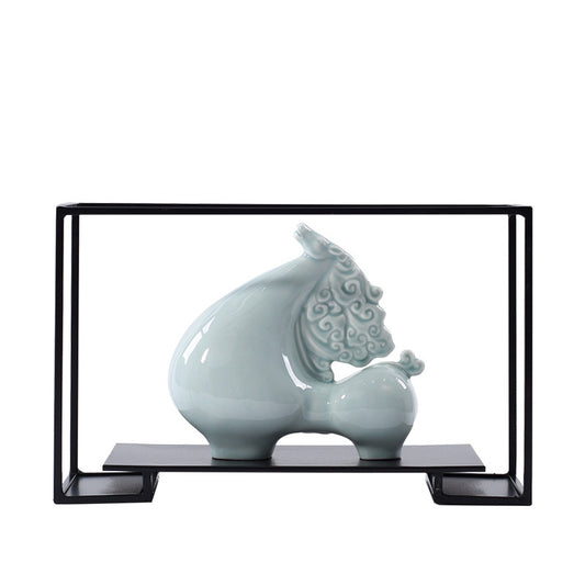Imperial Ceramic Horse Sculpture