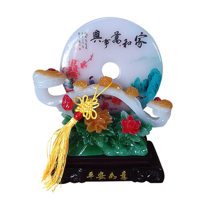 Luxury Jade Wealth Ornament
