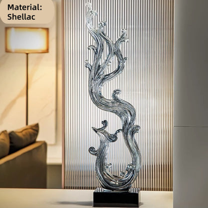 Auspicious Dragon Phoenix Sculpture