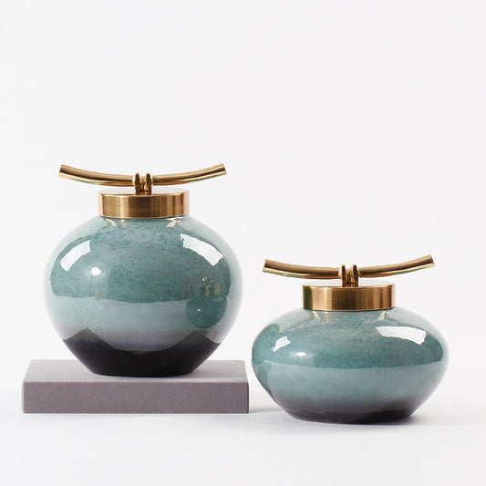 Imperial Ceramic Storage Jar