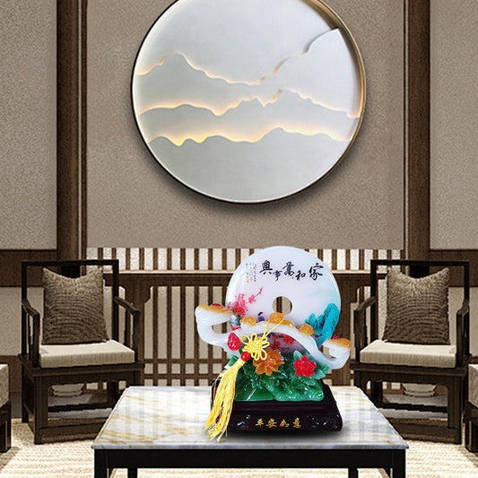 Luxury Jade Wealth Ornament
