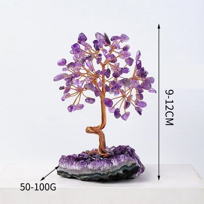 Amethyst Crystal Wealth Tree