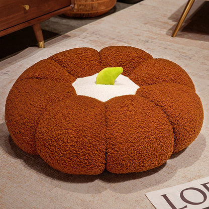 Velvet Pumpkin Floor Cushion