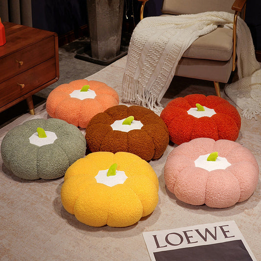 Velvet Pumpkin Floor Cushion