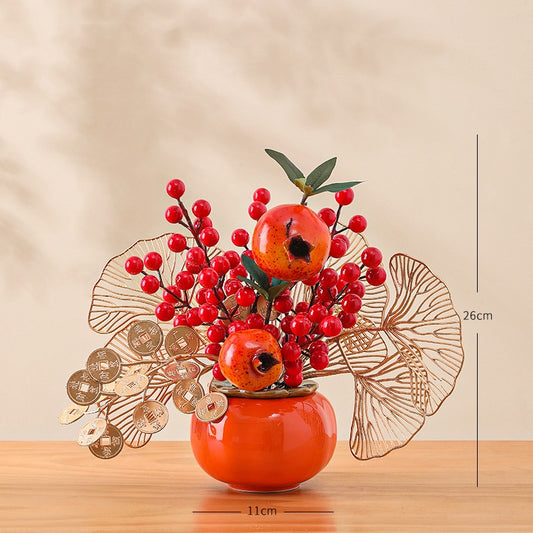 Orange Red Fruit Set