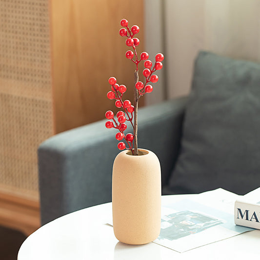 Frosted Ceramic Vase Collection
