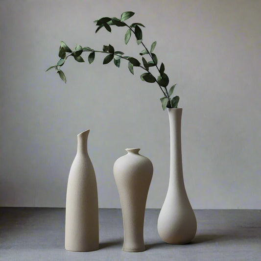Rustic Elegance Ceramic Vase
