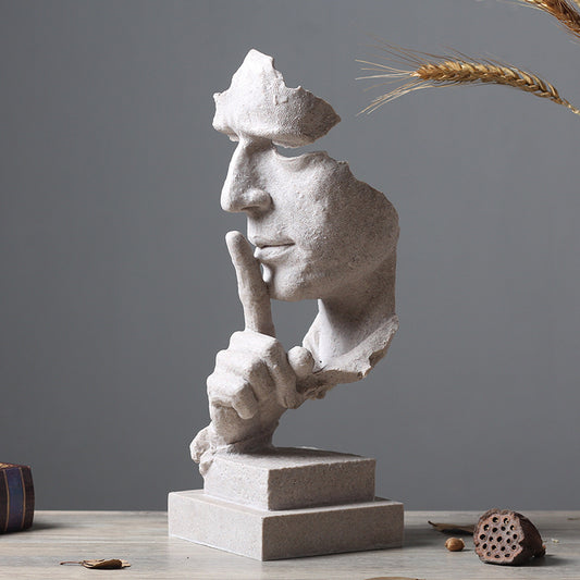 Silent Wisdom Abstract Sculpture