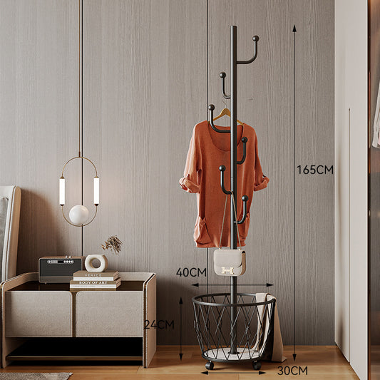 Cream Luxe Multi-Functional Freestanding Coat Rack