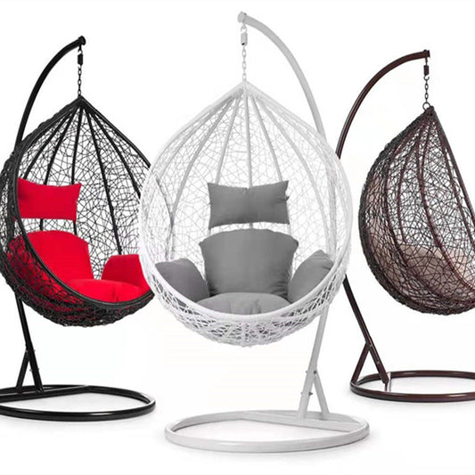 Luxury Woven Swing Chair with Stand