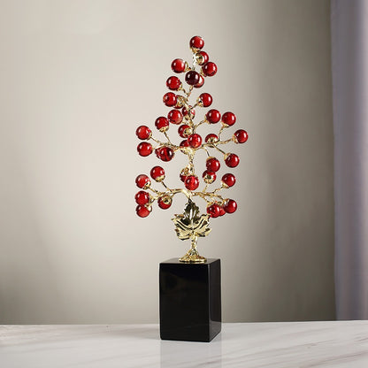 Amethyst Grape Cluster Sculpture