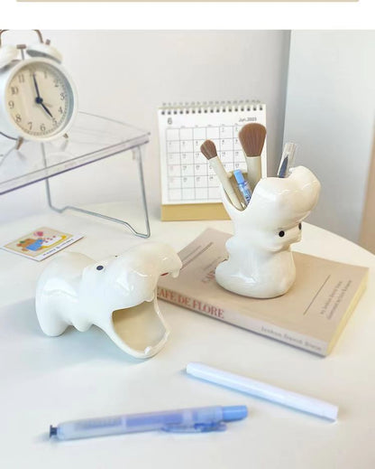 Hippo Pen Holder Organizer
