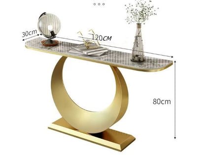 Modern Luxe Stone Console