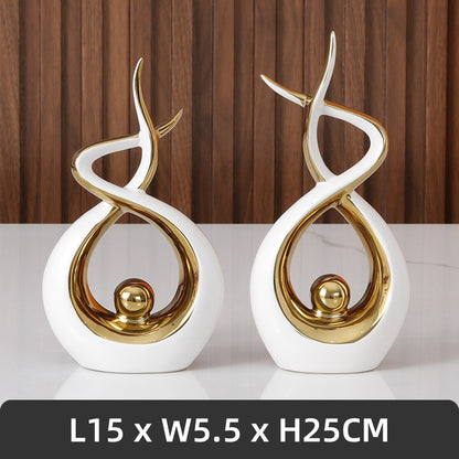 Abstract Spiritual Orb Pair