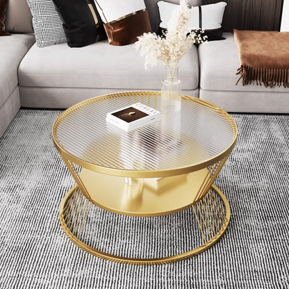 Nordic Luxe Glass Table