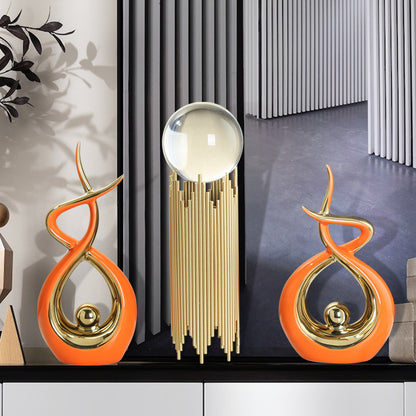 Abstract Spiritual Orb Pair