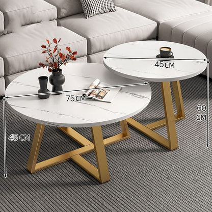 Marble Texture Round Table