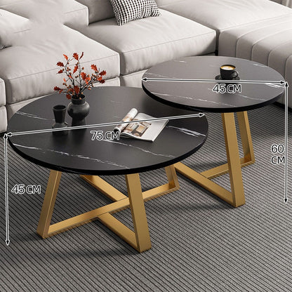 Marble Texture Round Table