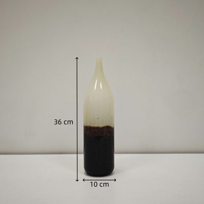 Modern Ink Art Glass Vase