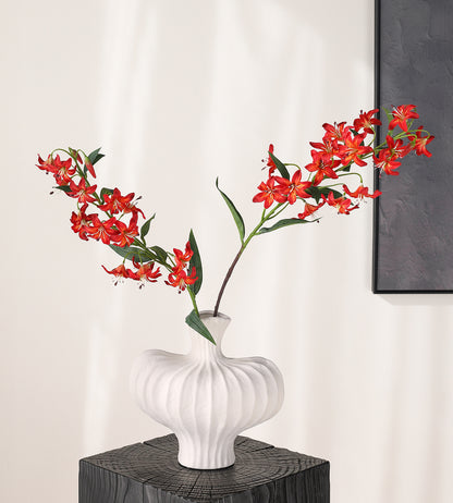 Luxury Wabi-Sabi Inspired Faux Flower & Vase