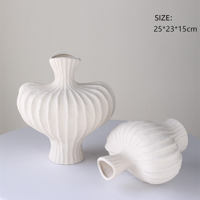 Luxury Wabi-Sabi Inspired Faux Flower & Vase
