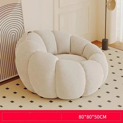 Cozy Pumpkin Lounge Chair