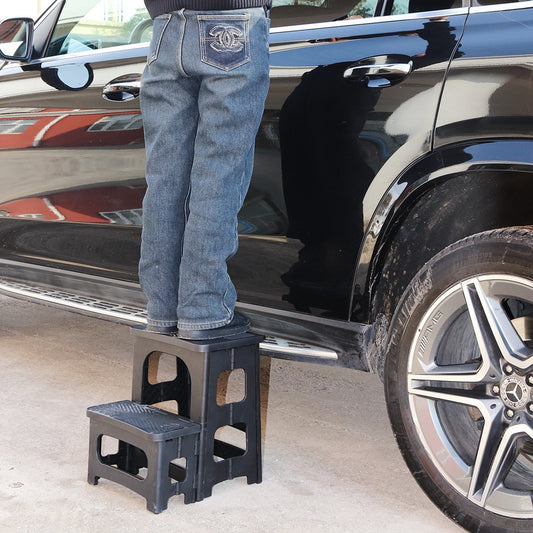 Foldable Home Step Stool - Two-Step Design