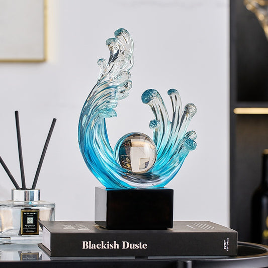 Prosperity Wave Art Sculpture