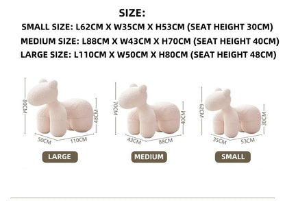 Luxe Fleece Pony Chair